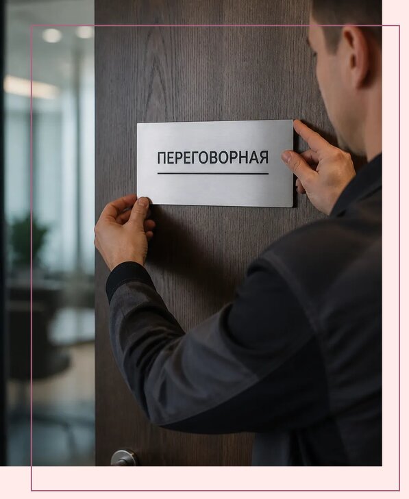 Табличка на дверь с режимом работы в Новотроицке от 3664 р. | Аванза-Нвт