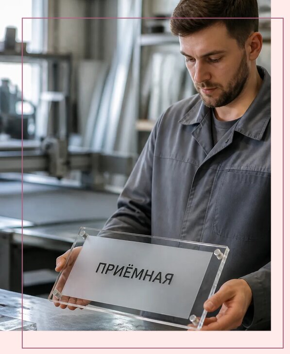 Таблички из оргстекла на заказ в Новотроицке от 4083 р. | Аванза-Нвт