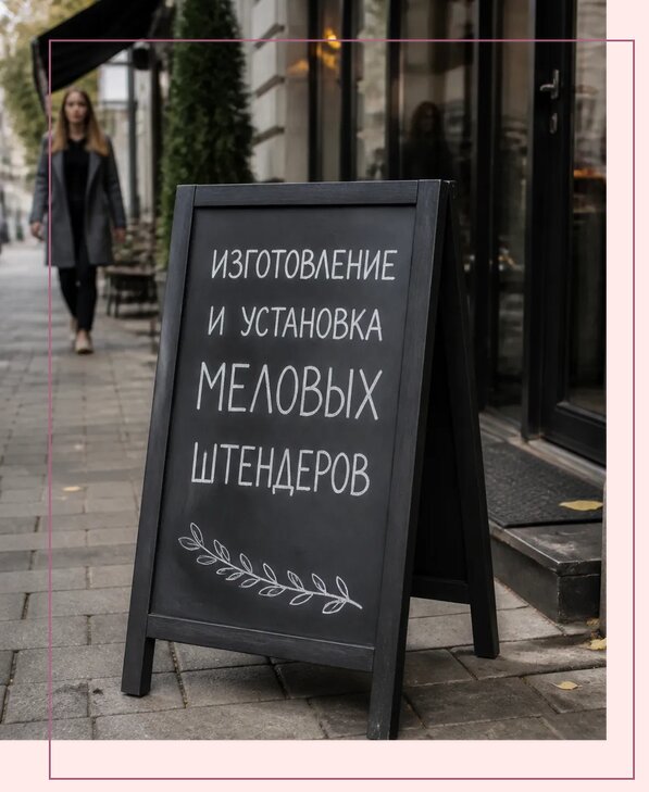 Меловые штендеры в Новотроицке по цене от 6804 р. | Аванза-Нвт